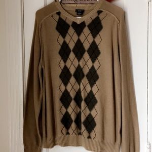 Diamond print sweater